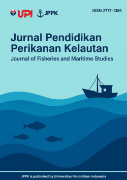 Cover Jurnal Pendidikan Perikanan Kelautan (JPPK) / Journal of Fisheries and Maritime Studies
